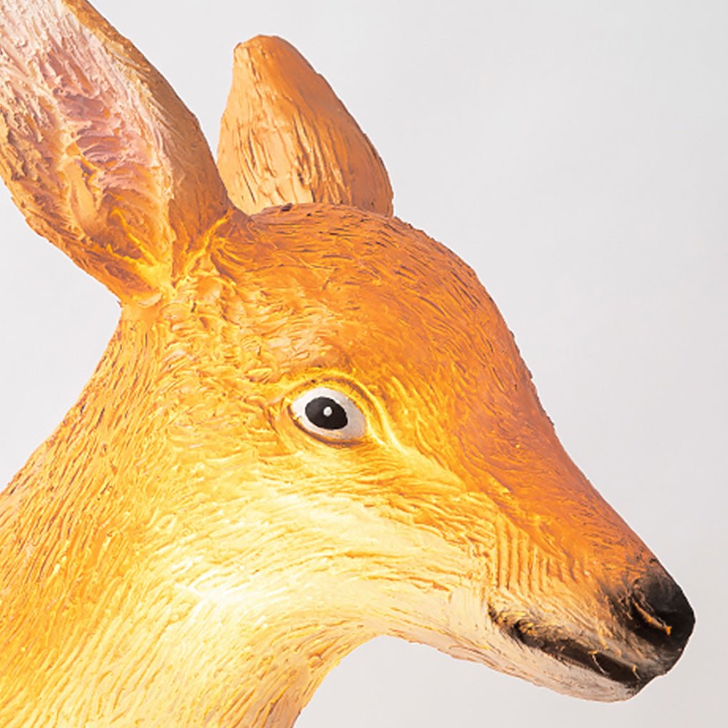 Standing Deer Garden Light, Resin Sculpture Landscape Light