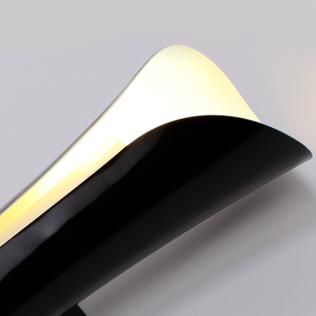 Hourglass Up and Down Sconce, Stainless Steel Wall Light