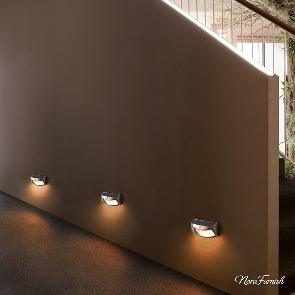 Dusk to Dawn Motion Solar Light, Copper Outdoor Wall Sconce, view 7