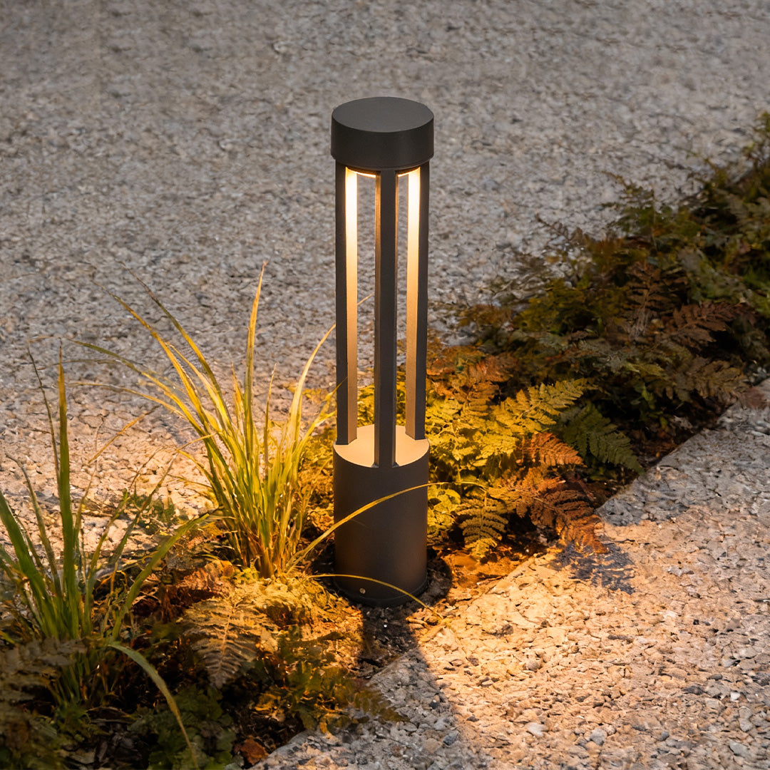 Tall Bollard Path Light, Die Cast Aluminum Driveway Post Light, view 3
