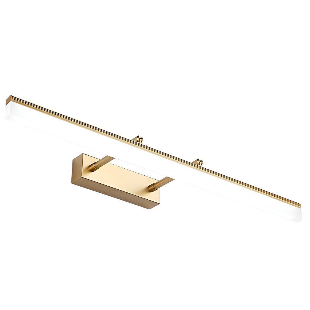 Telescoping Vanity Light, Stainless Steel Mirror Bar Light