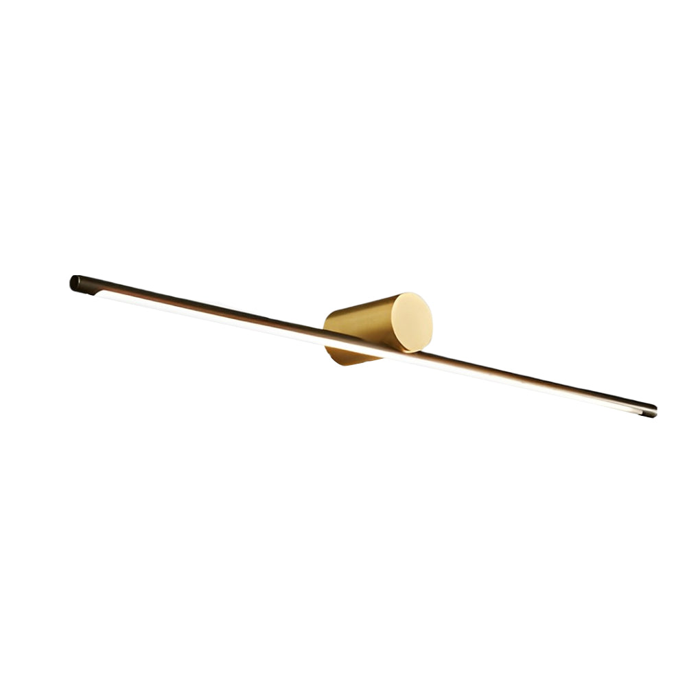 Two Tone Cylinder Vanity Light, Copper Bathroom Bar Light