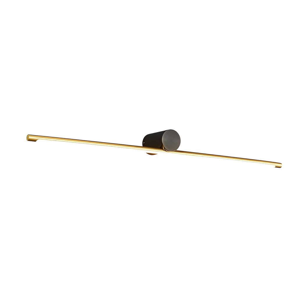 Two Tone Cylinder Vanity Light, Copper Bathroom Bar Light