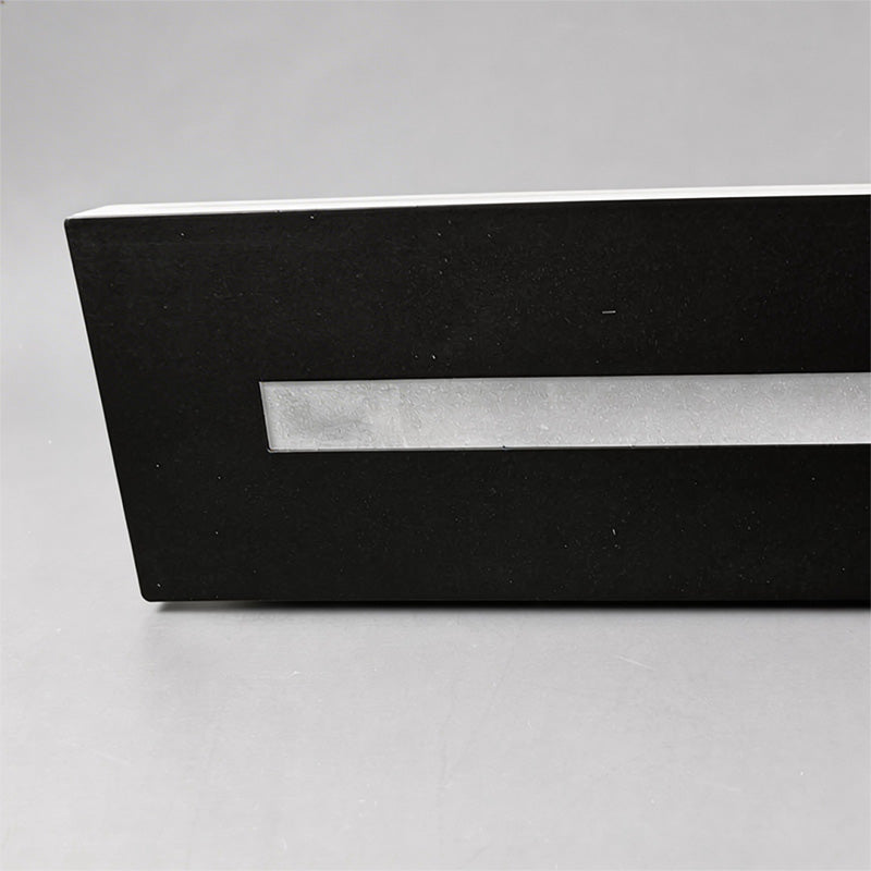 Slimline Linear Wall Sconce, Iron and Acrylic Bar Light