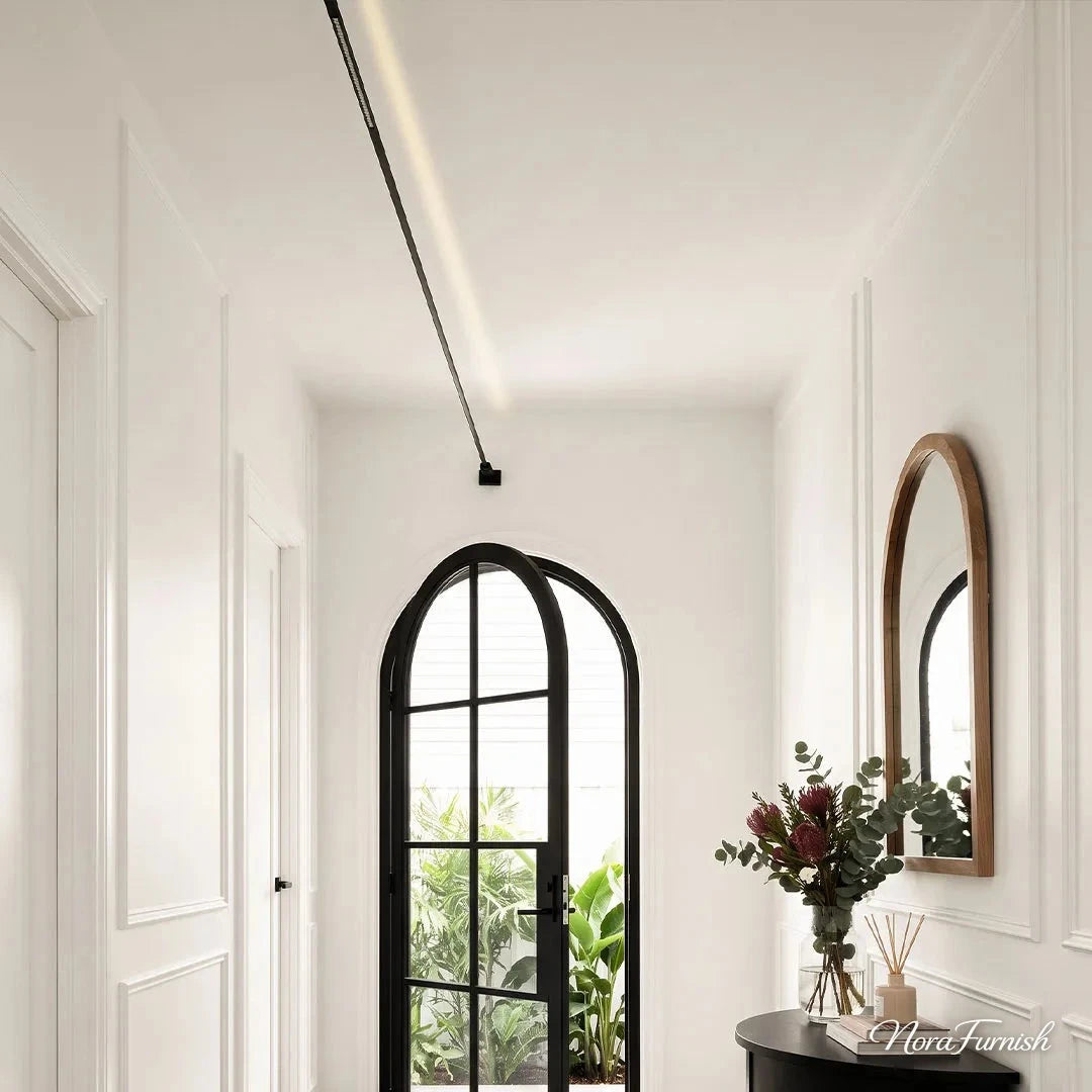 Skyline Linear Wall Light, Rotatable Slim Steel Bar Sconce, view 2