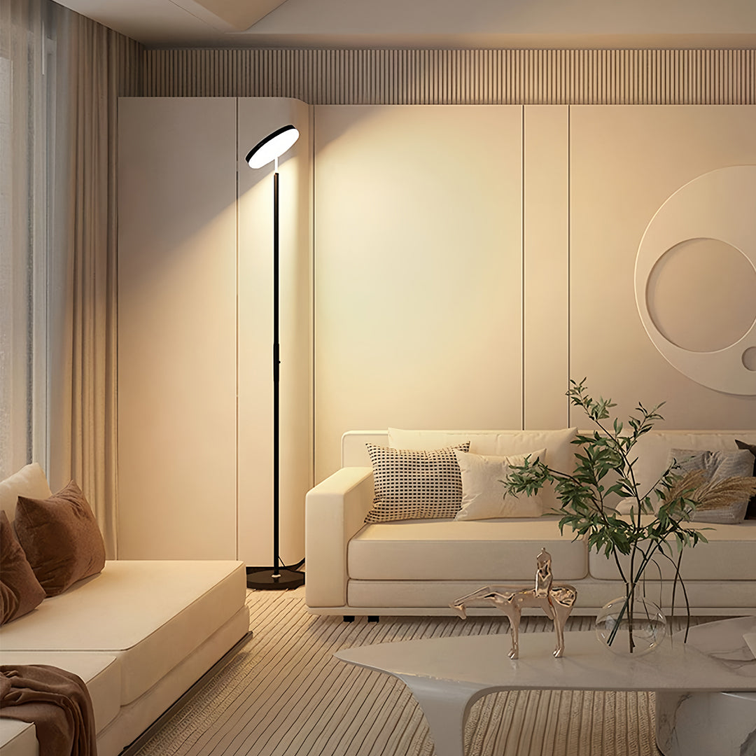 Uplight and Downlight Floor Lamp, Slim Dimmable LED Standing Light, view 9