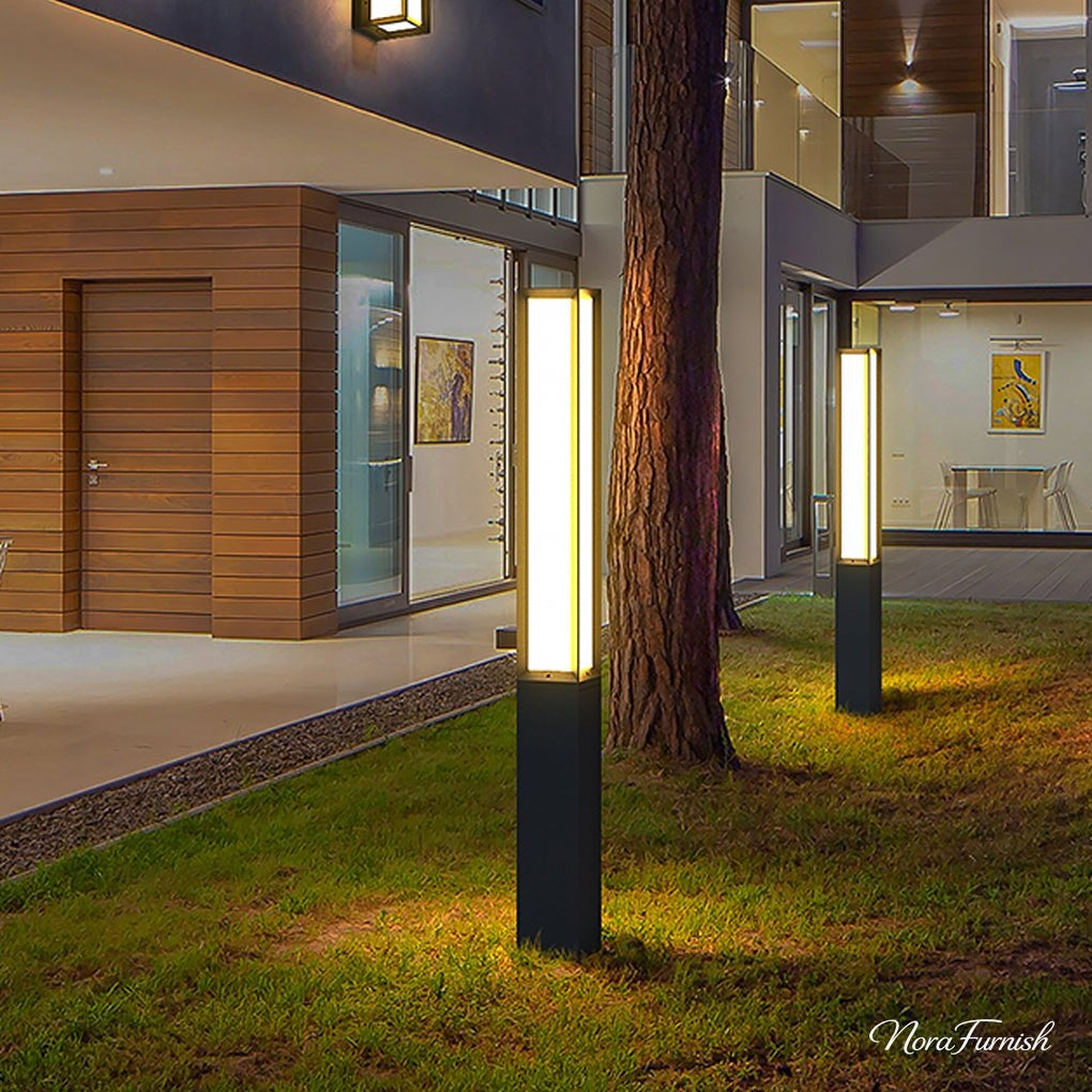 Classic Tall Bollard Light, Weatherproof Path and Drive Post, view 5