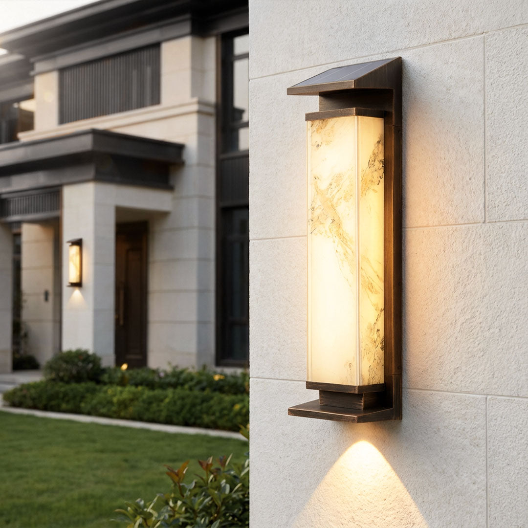 Wall Mount Solar Strip Light, Long Outdoor Facade Accent, view 2