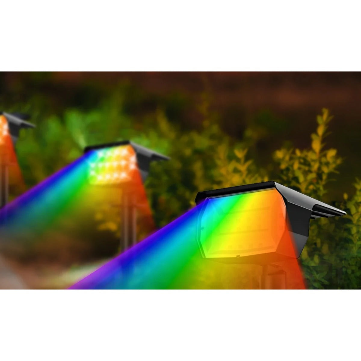 RGB solar spotlight rainbow beam