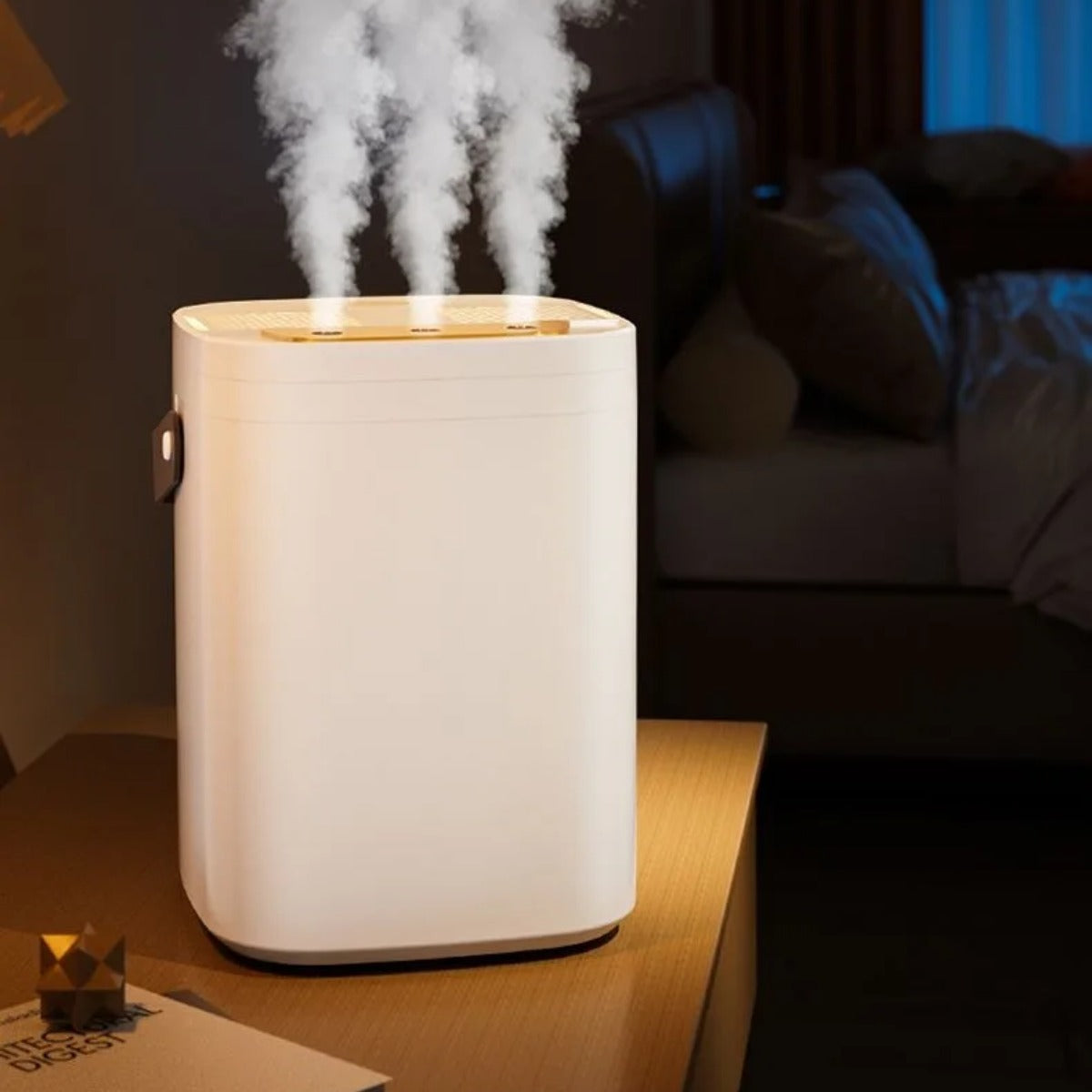 Three Nozzle Humidifier with Night Light, 1.8L Capacity