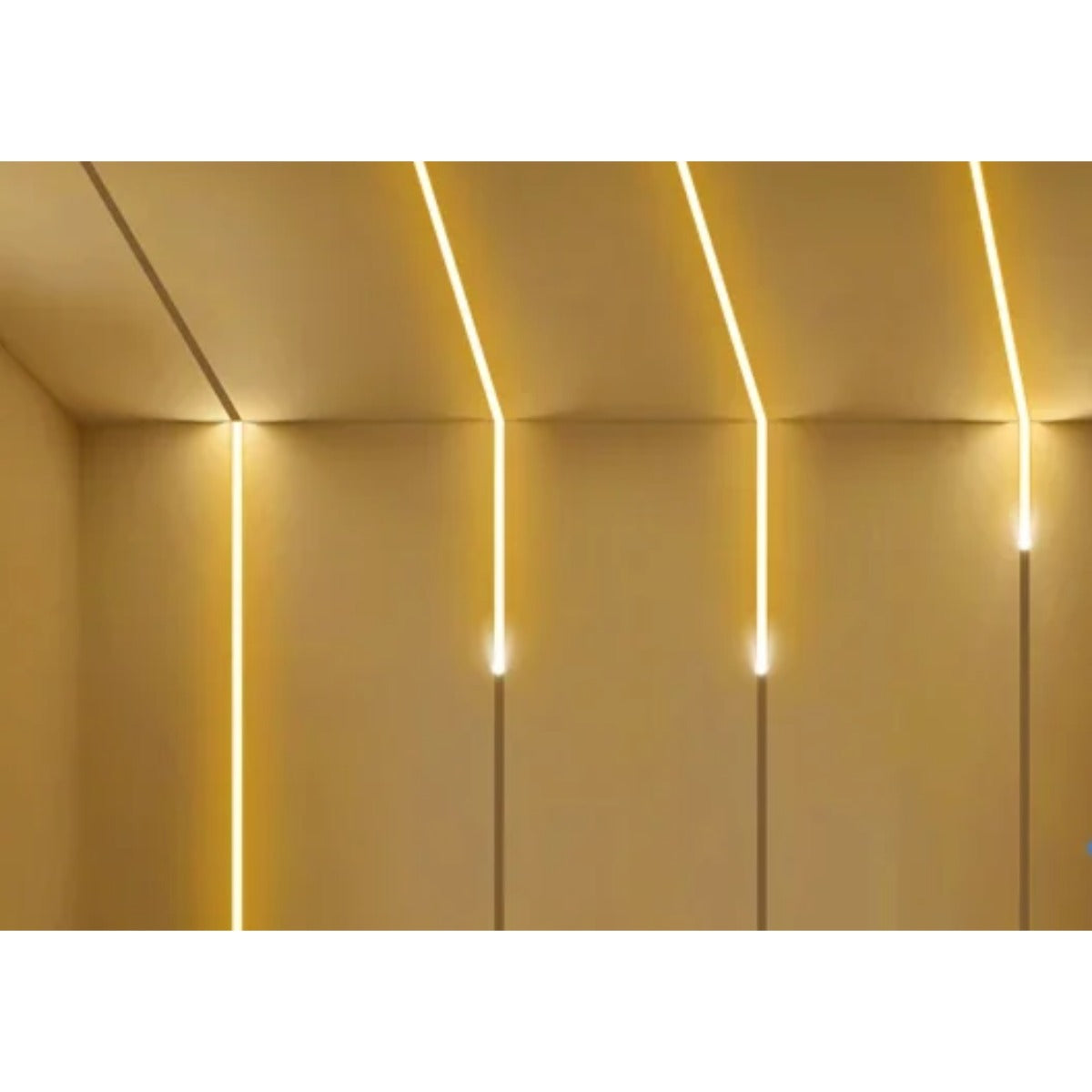 Warm white strip detail