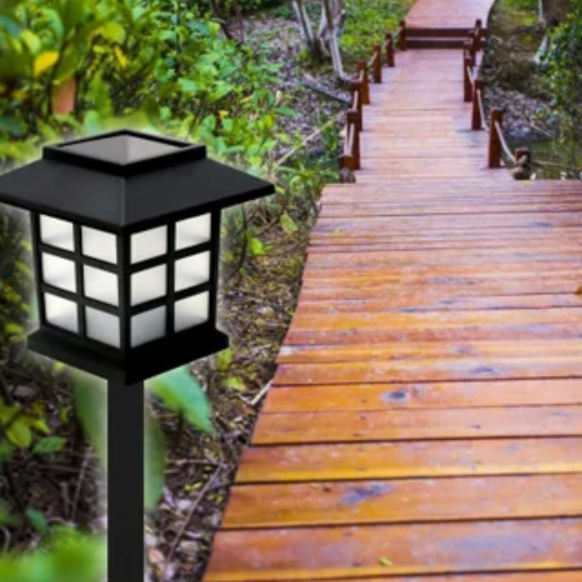 8 Pack Solar Pathway Garden Lights Outdoor Waterproof Landscape