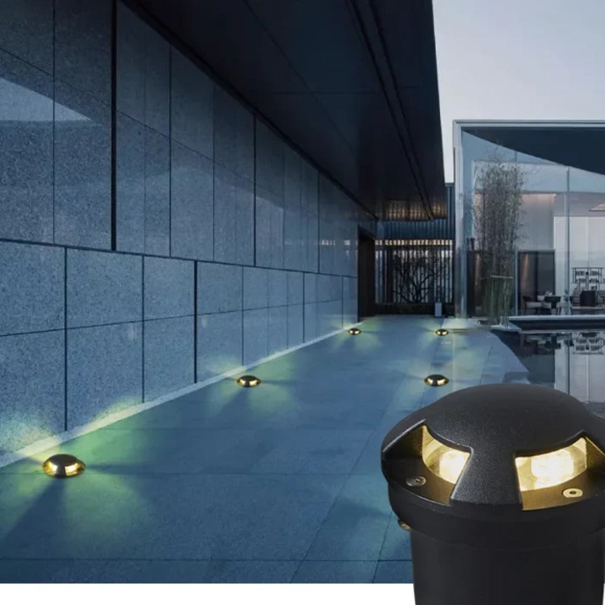 Recessed Louvre Well Light