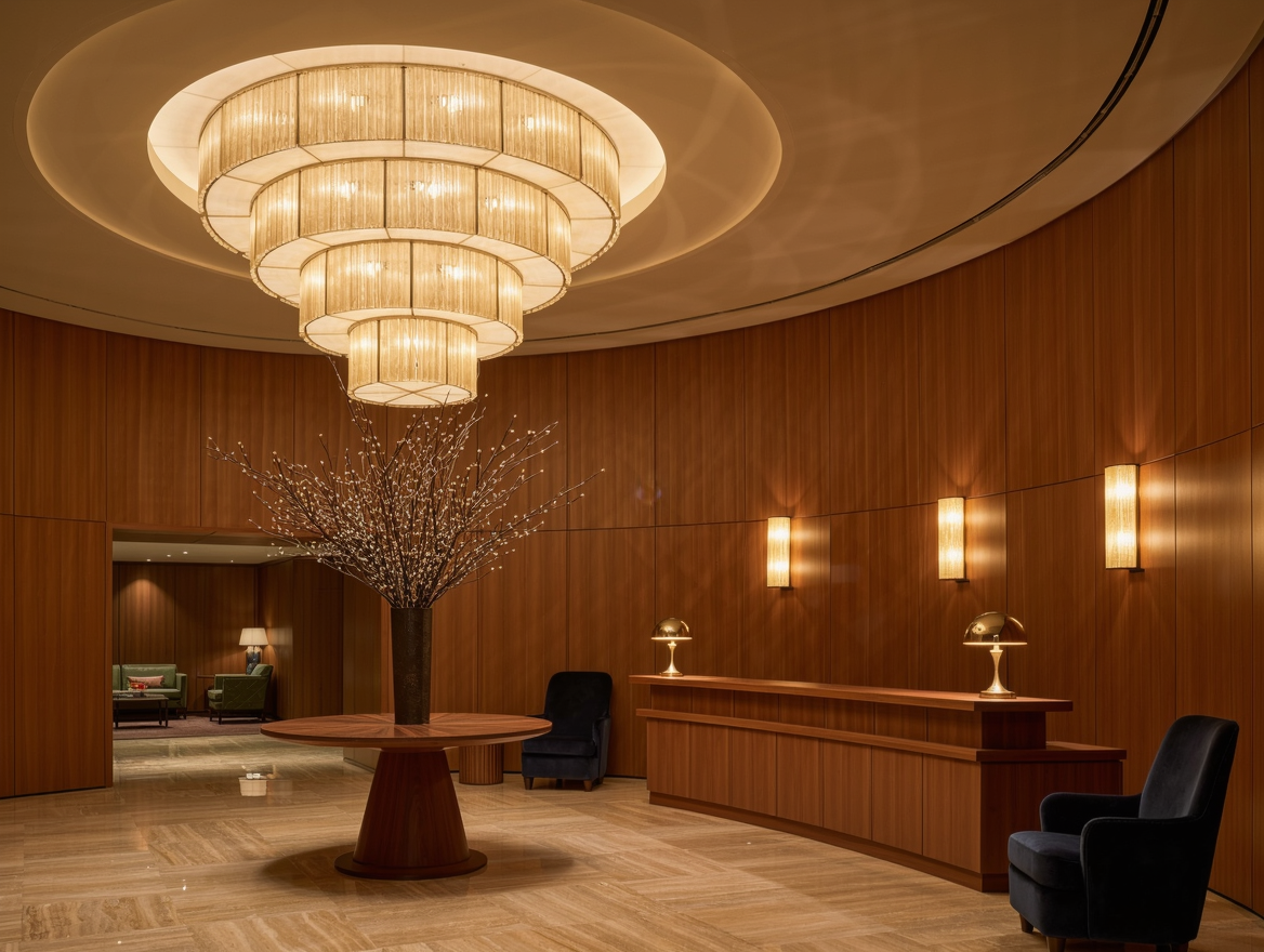 Hotel Lounge inspiration photo, lit in the evening