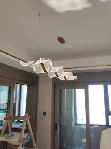 Customer photo of the Ripple Chandelier