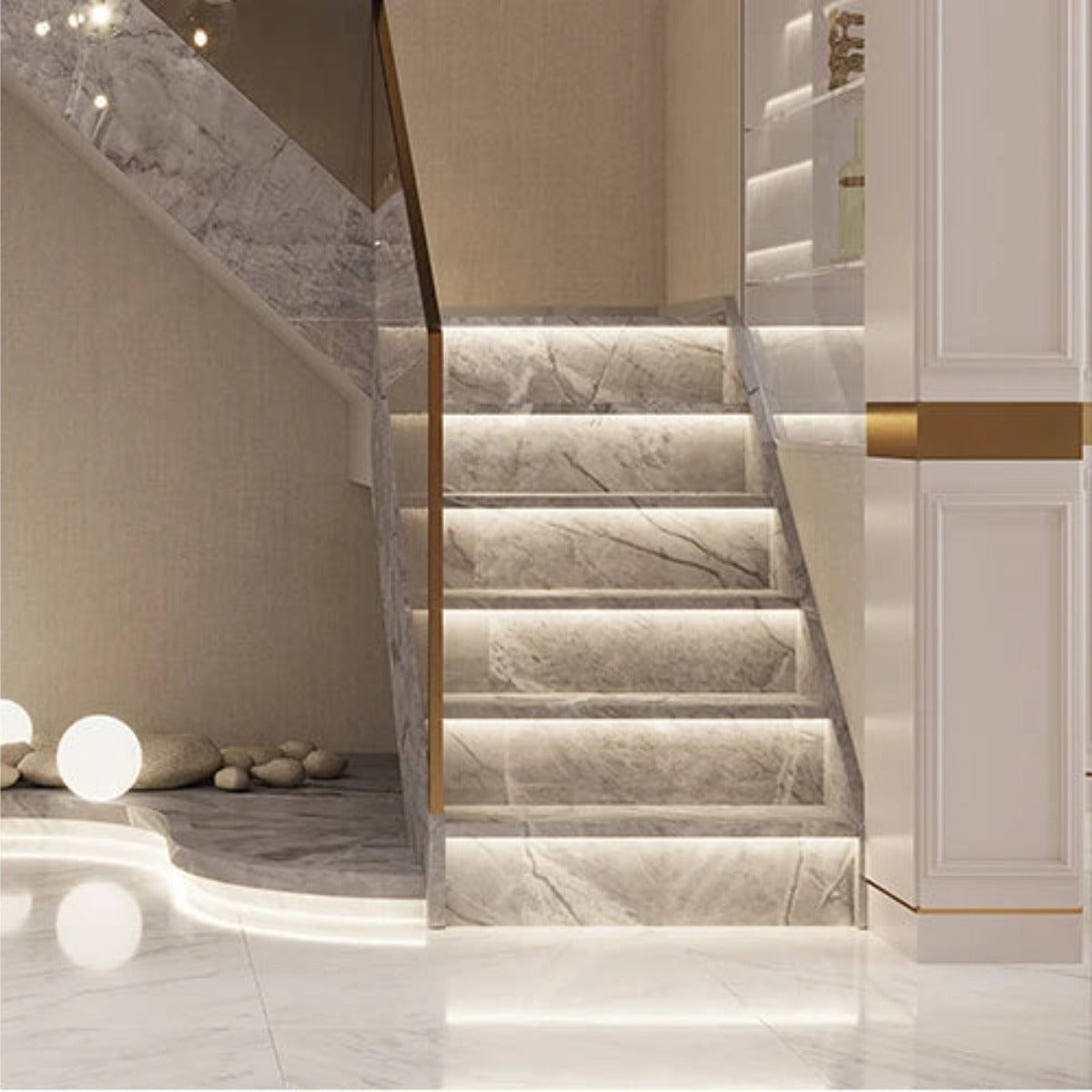 PIR Motion Sensor LED Stair Light, Up to 28 Steps
