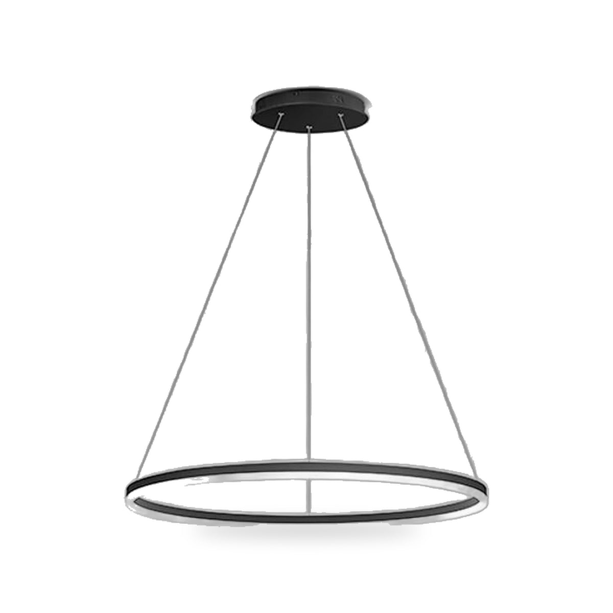 Black Ring Chandelier