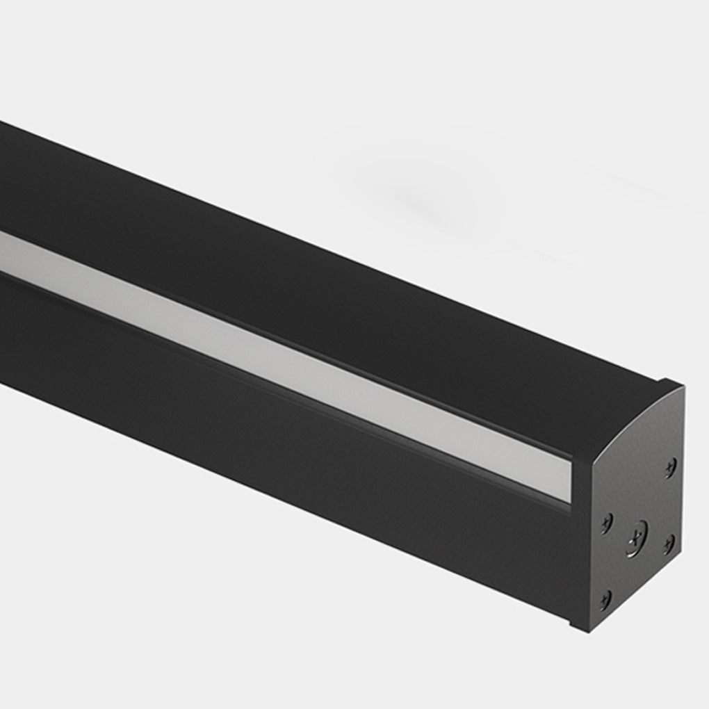 Ultra Slim Linear Wall Sconce, Black Aluminum Bar Light