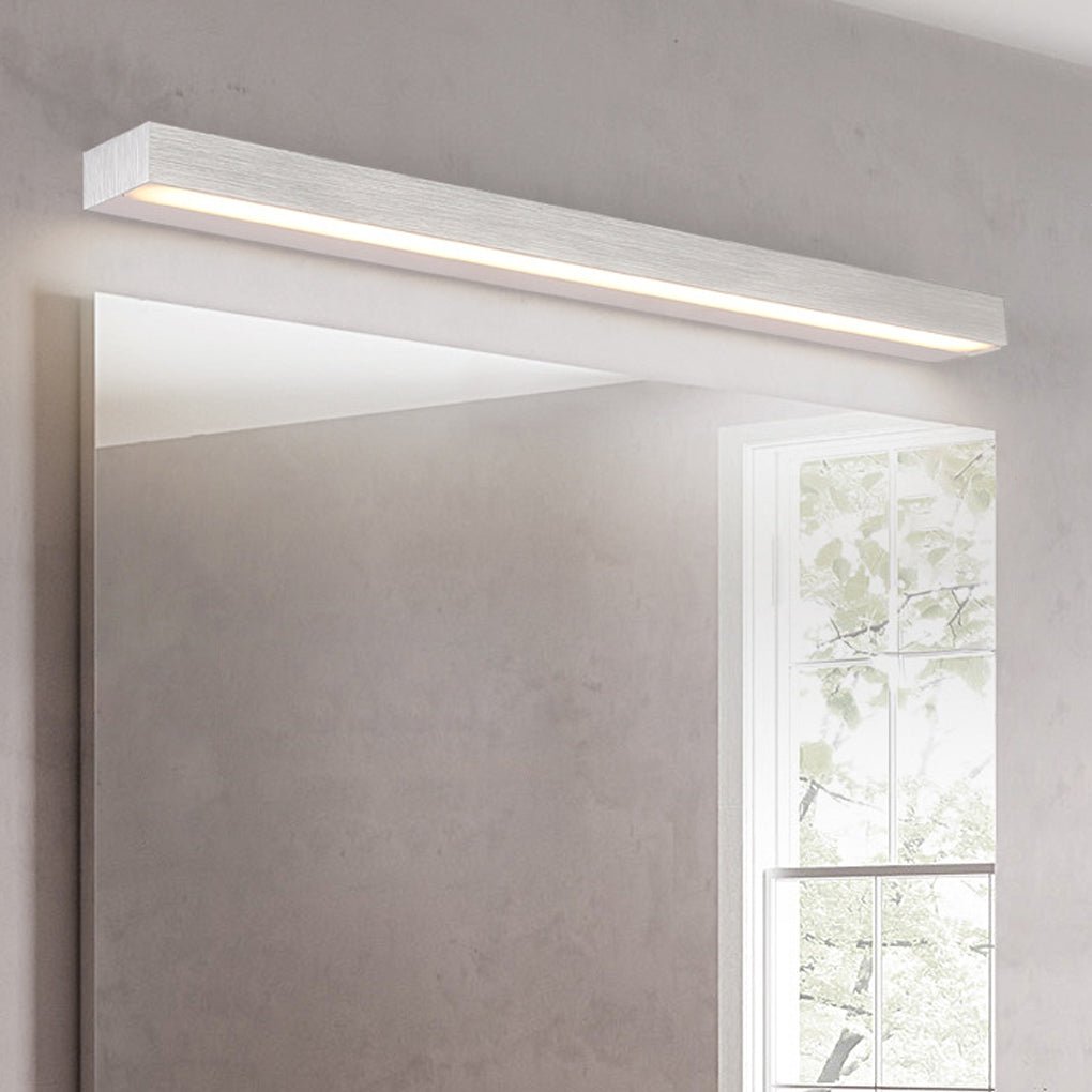 Brushed Bar Vanity Light, Aluminum LED Mirror Downlight