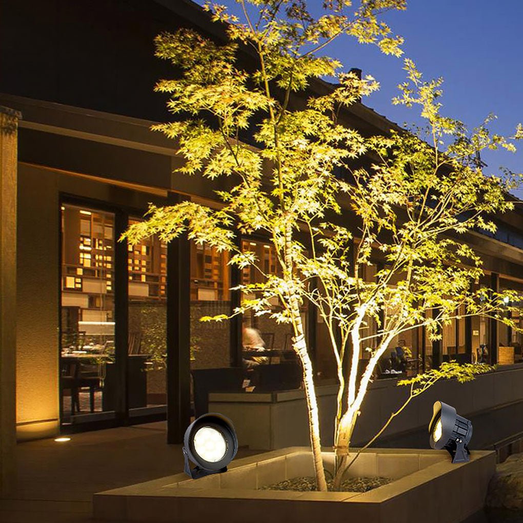 Recessed Ground Uplight, Tempered Glass and Aluminum Light, view 2