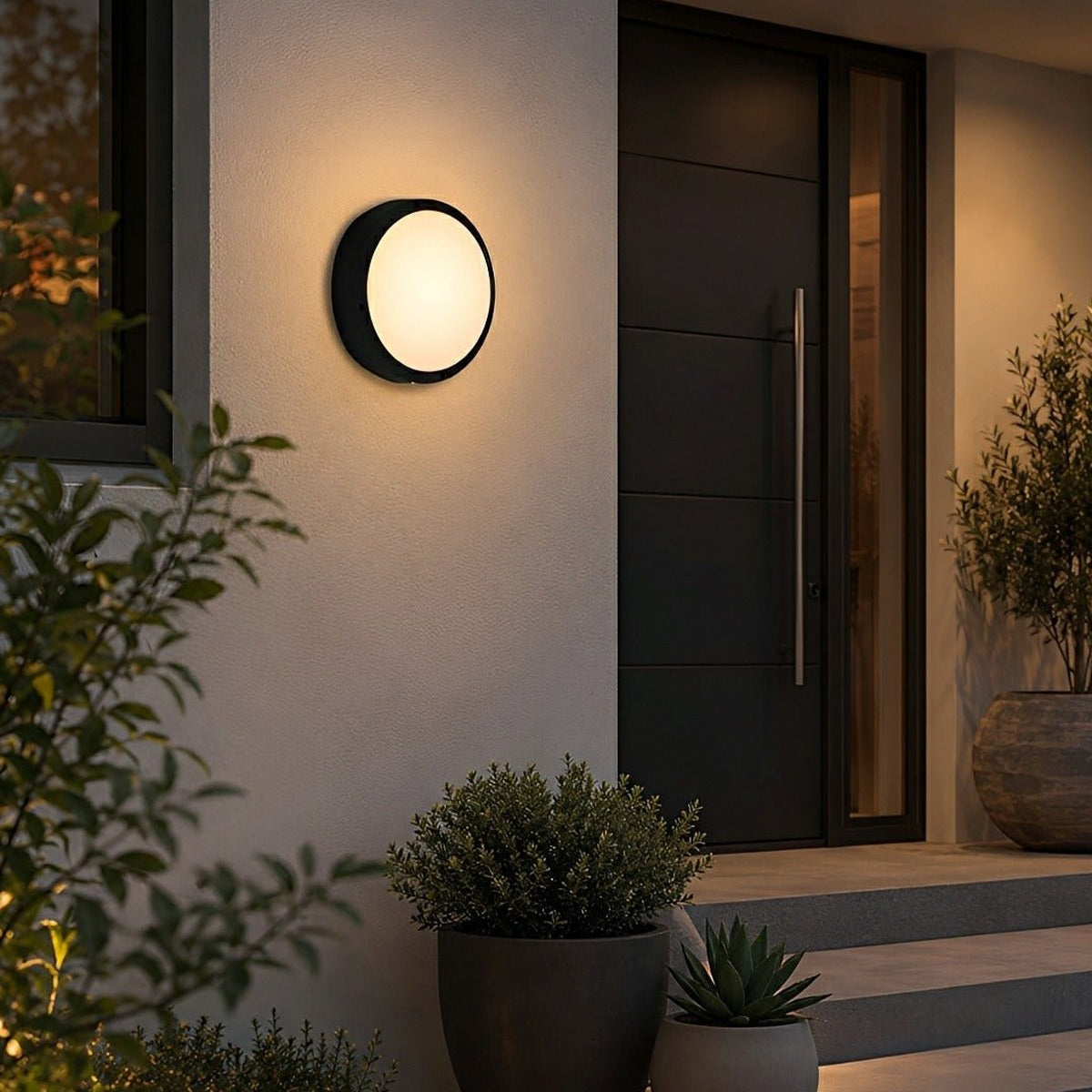 Porthole Bulkhead Wall Light, Die Cast Aluminum Outdoor Sconce