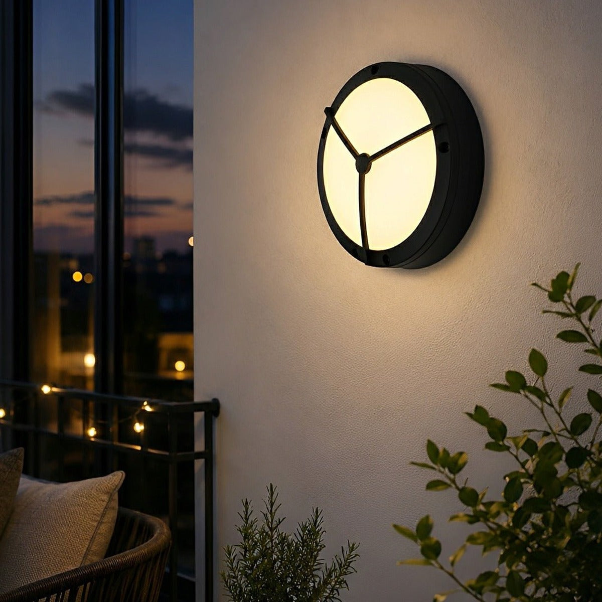 Porthole Bulkhead Wall Light, Die Cast Aluminum Outdoor Sconce 2