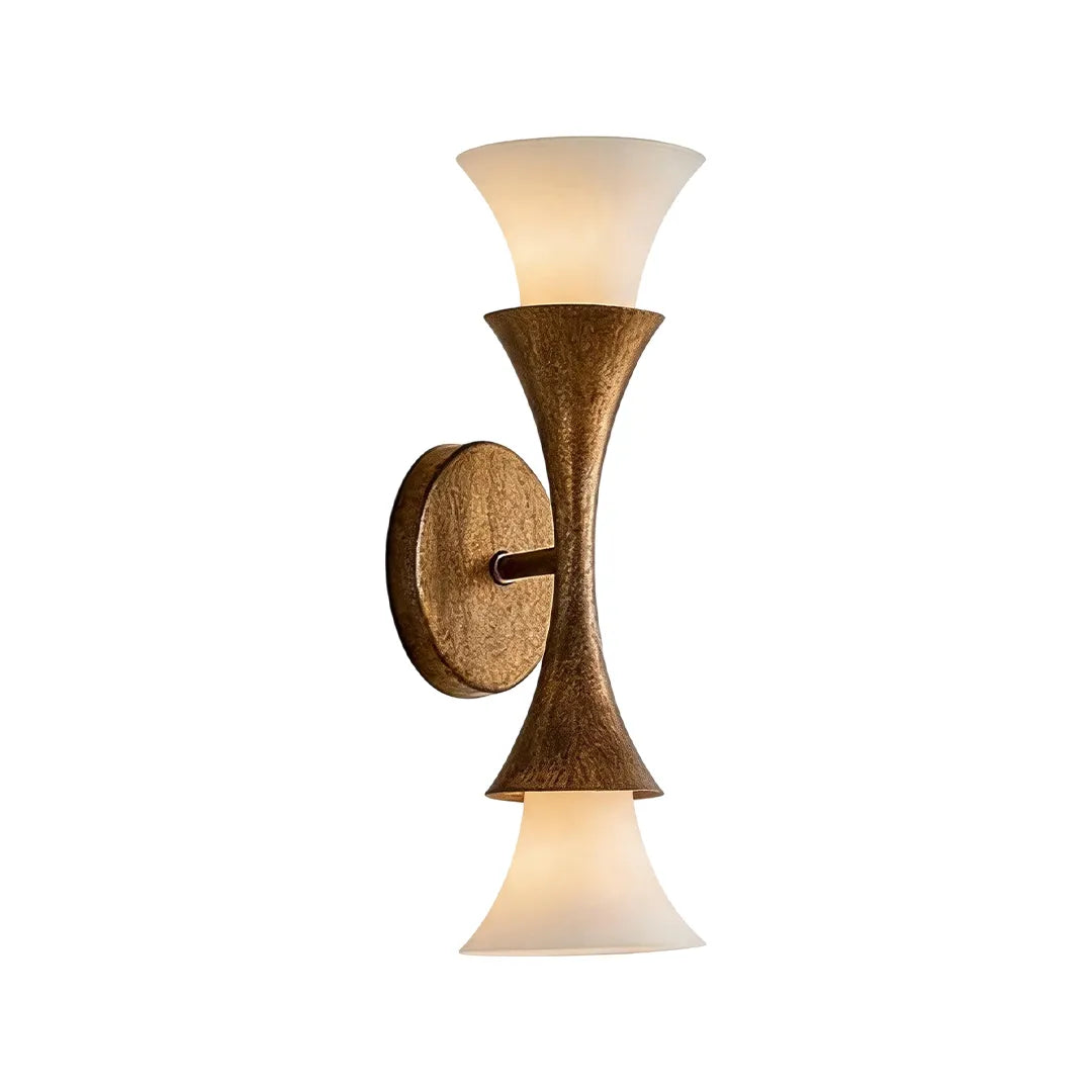 Brass Trumpet Wall Sconce, Retro Up and Down Wall Light, view 12