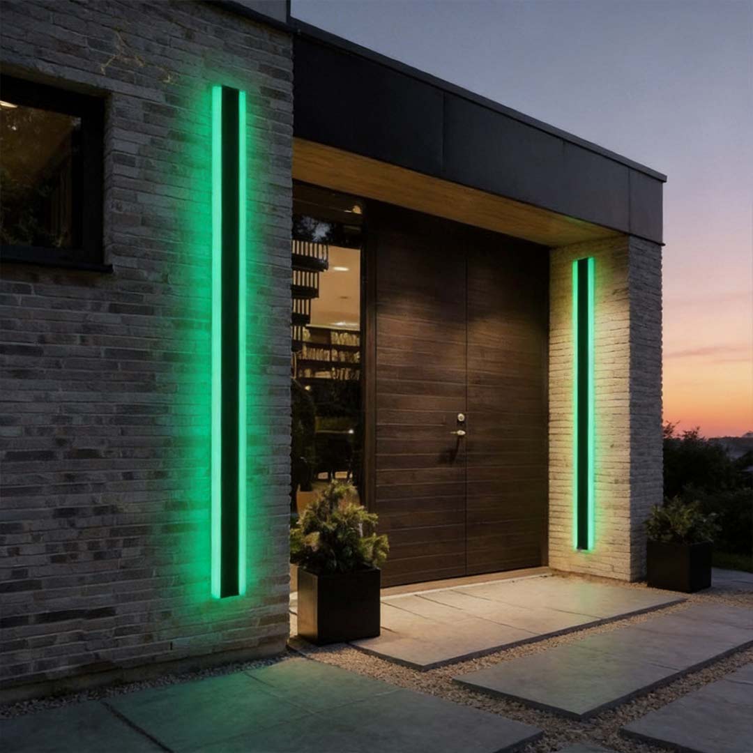 Gate Wall Light, Minimalist Waterproof LED Exterior Fixture