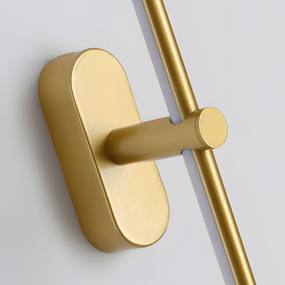 Slim Cylinder Vanity Light, Black or Copper LED Bath Bar