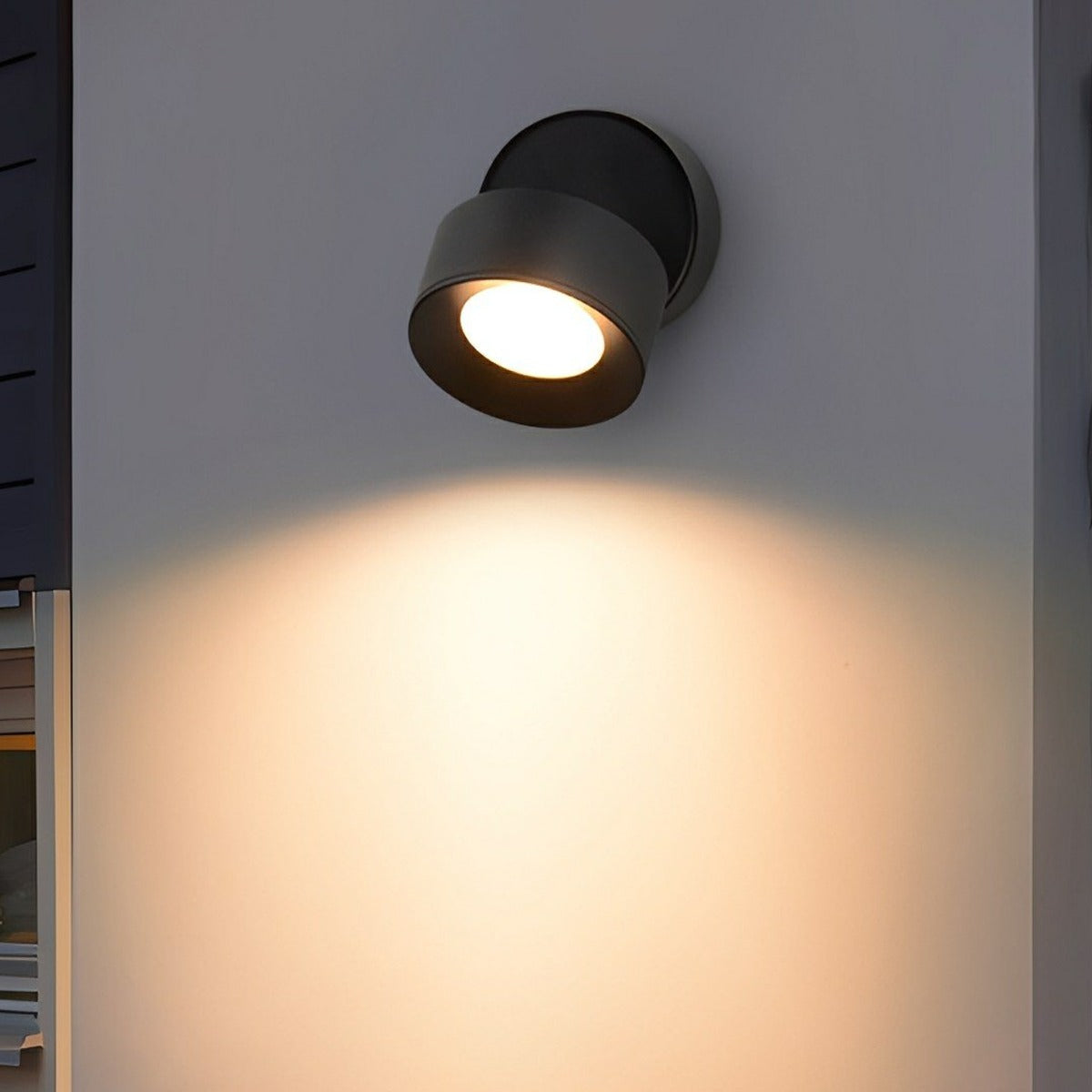 Swivel Puck Spotlight Wall Light, Die Cast Aluminum Sconce