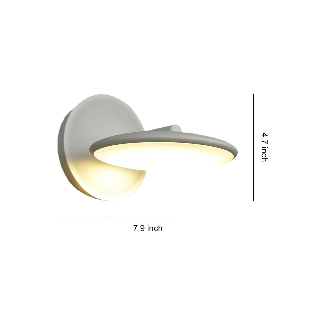 Swivel Disc Outdoor Wall Light, Cast Aluminum Patio Light