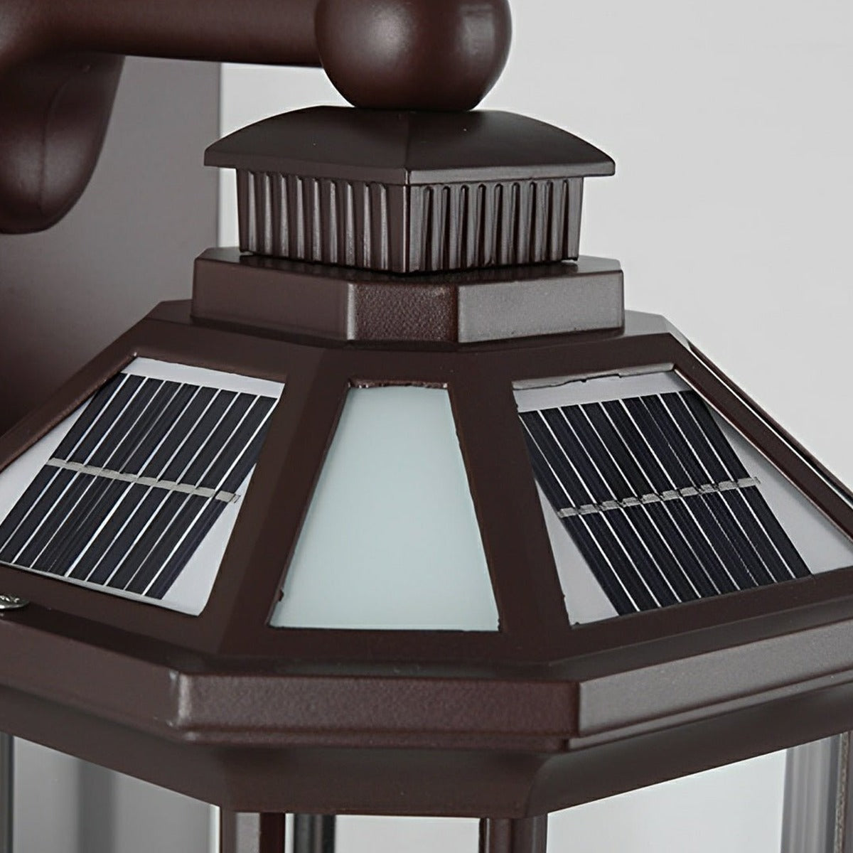 Tall Column Wall Lantern, Dark Bronze Aluminum Porch Light 9