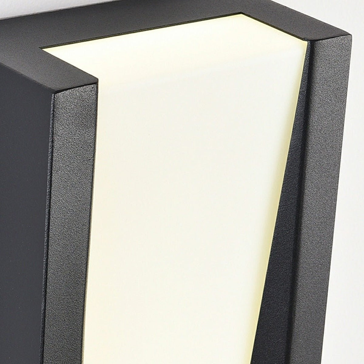 Tapered Slot Wall Light, Black Iron Outdoor Wall Sconce 11