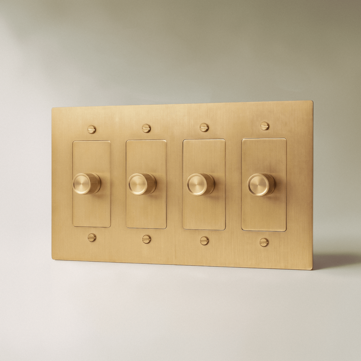 Brass 3 Way Rotary Dimmer Switch