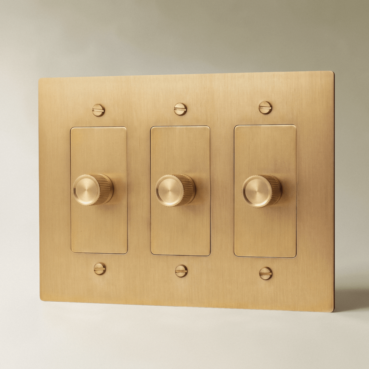 Brass 3 Way Rotary Dimmer Switch