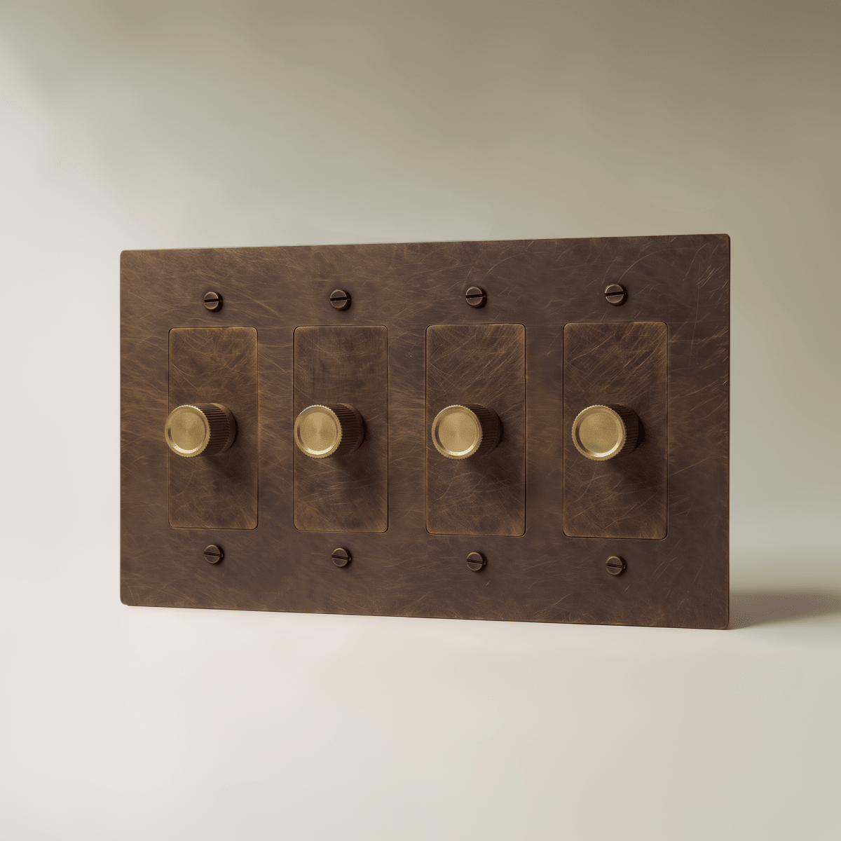Brass Rotary Dimmer Switch