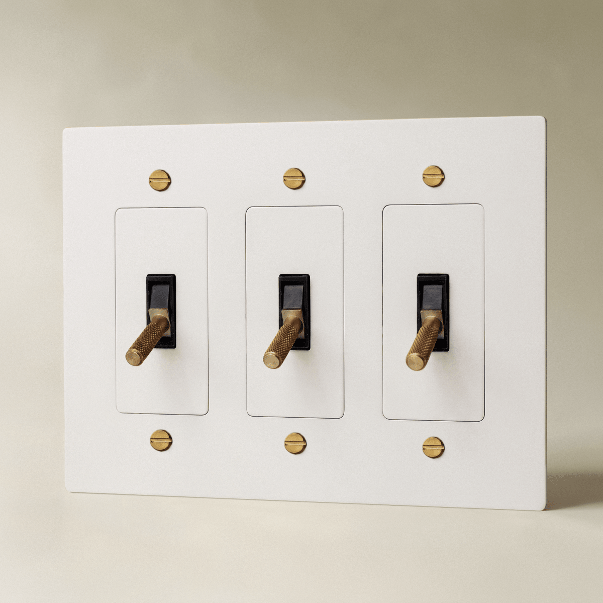 Brass 4 Way Toggle Light Switch