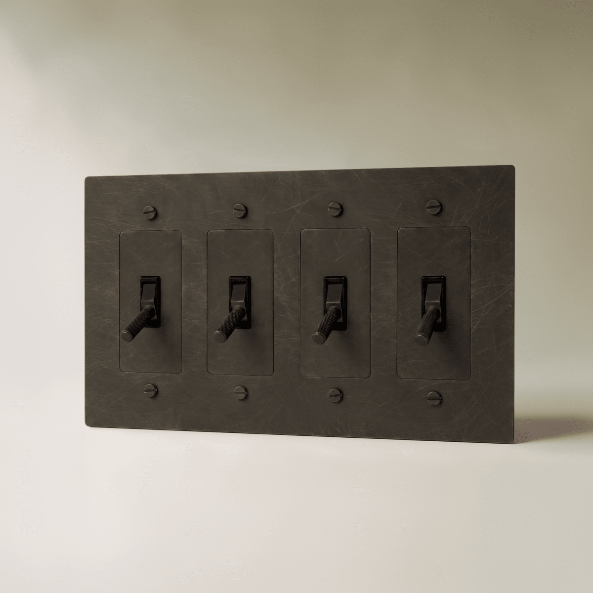 Brass 4 Way Toggle Light Switch