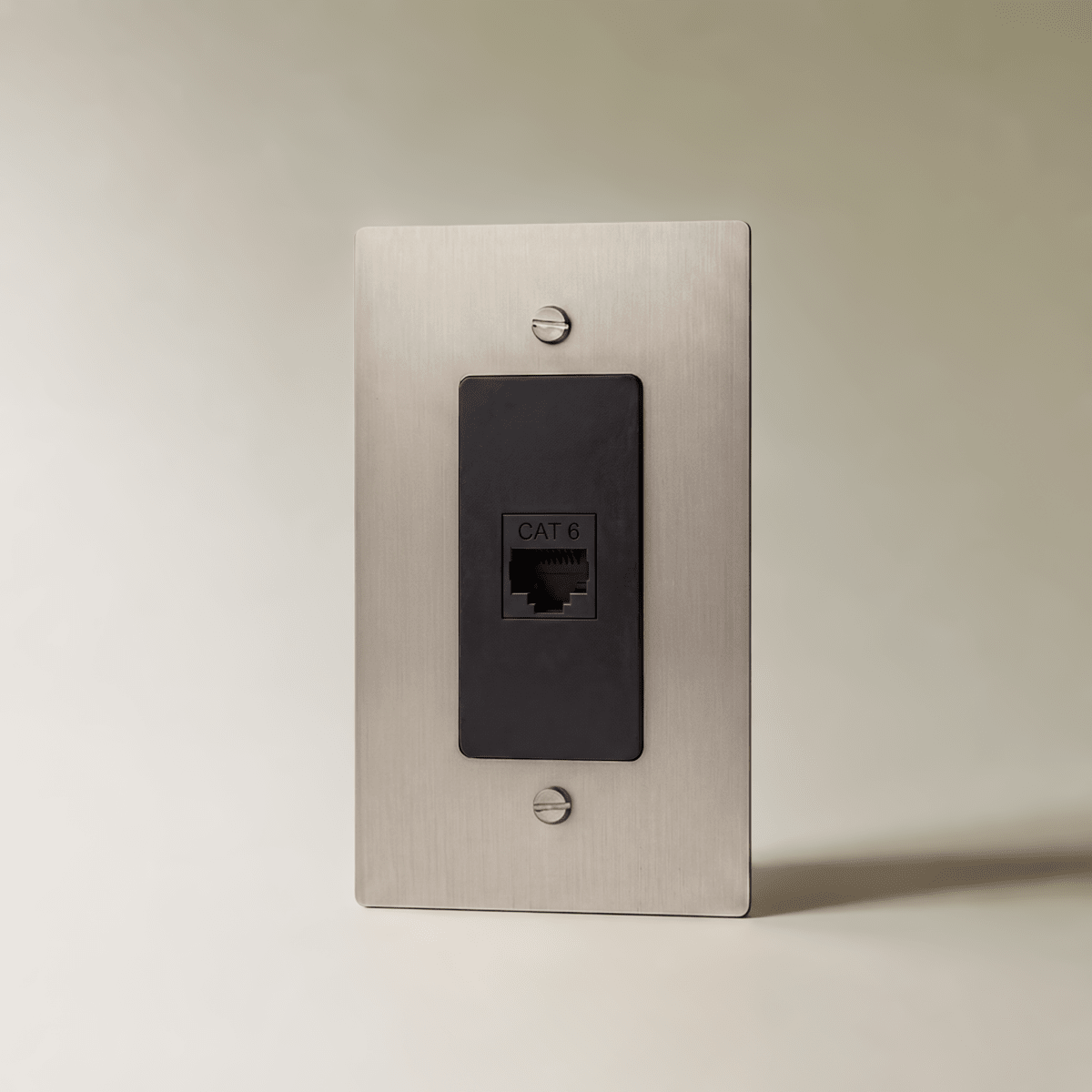 Brass Ethernet Wall Jack