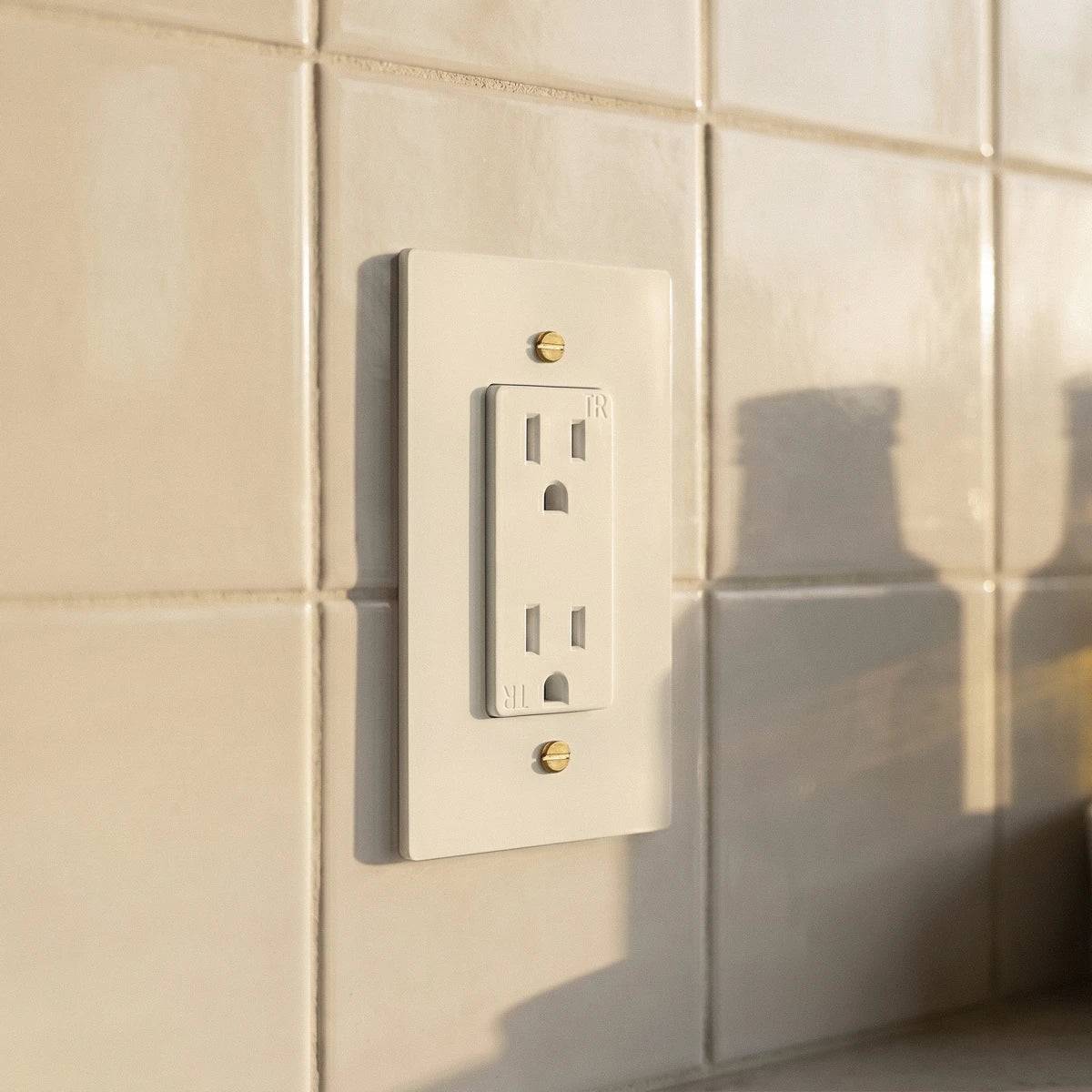 Brass Wall Outlet