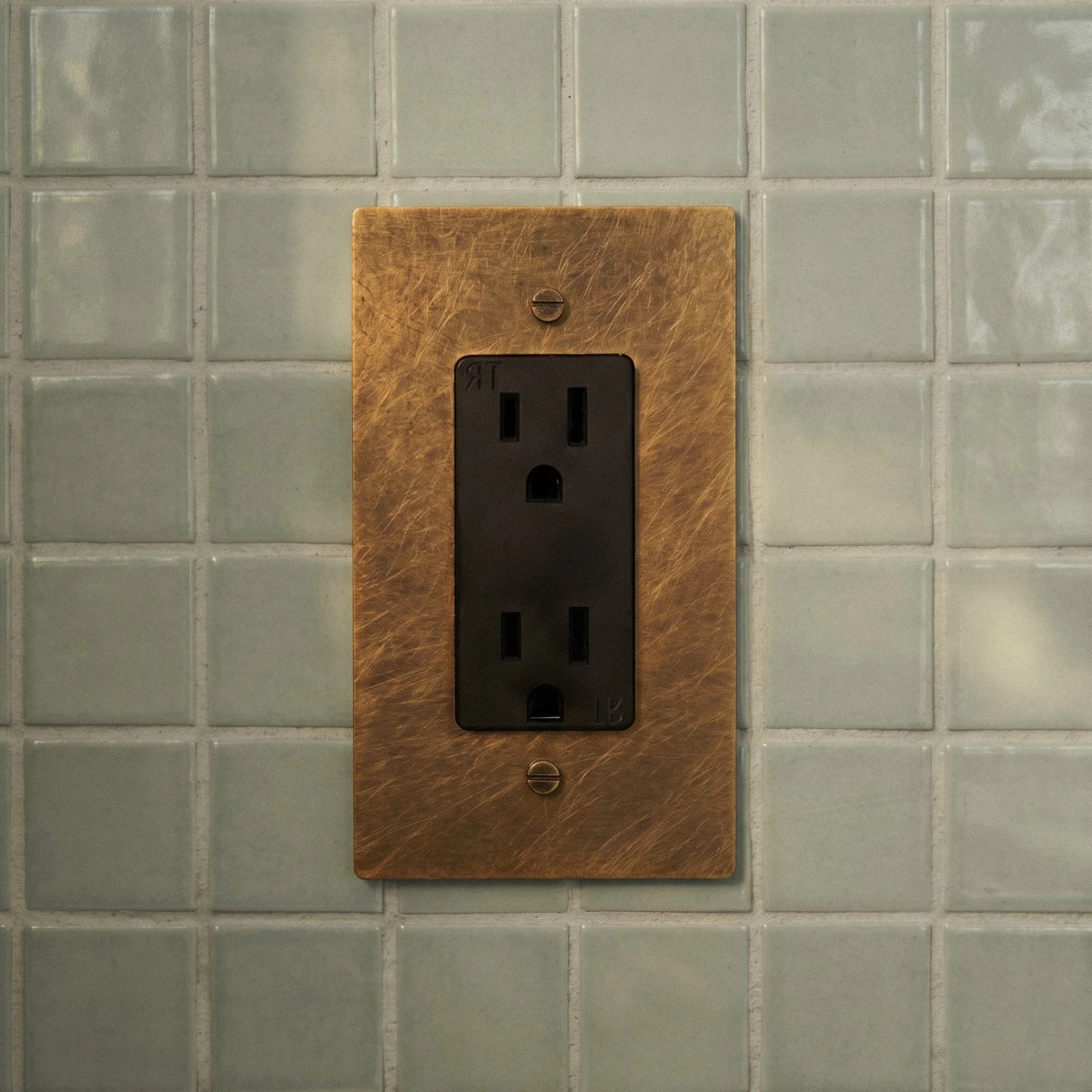Brass Wall Outlet