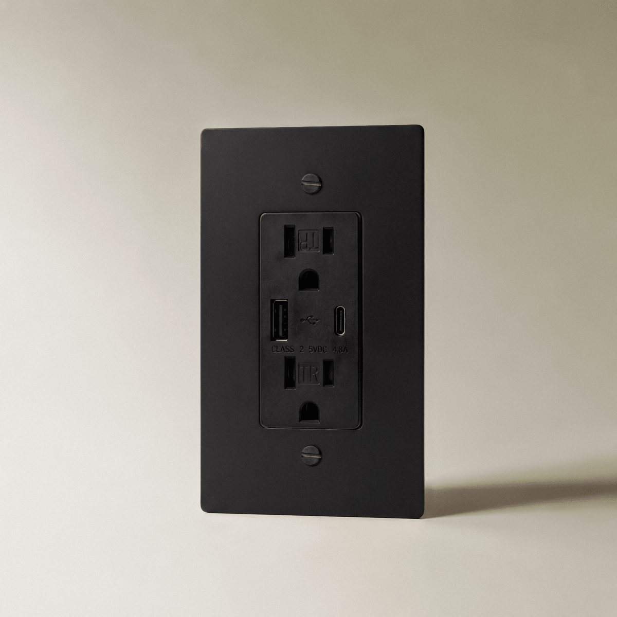 Brass Wall Outlet
