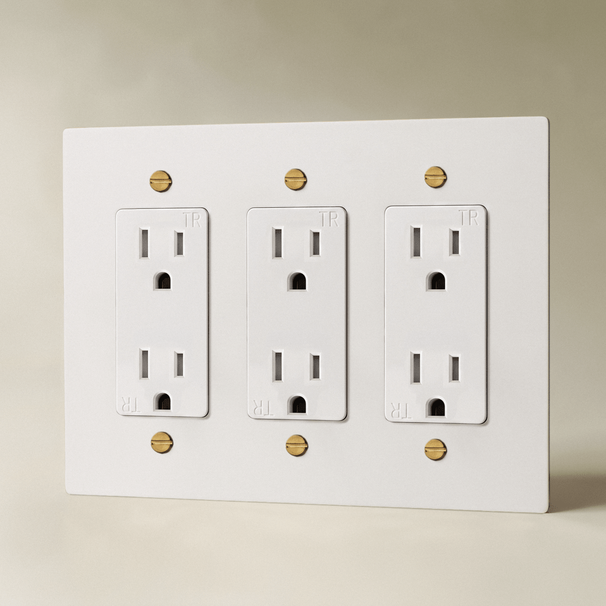 Brass Wall Outlet