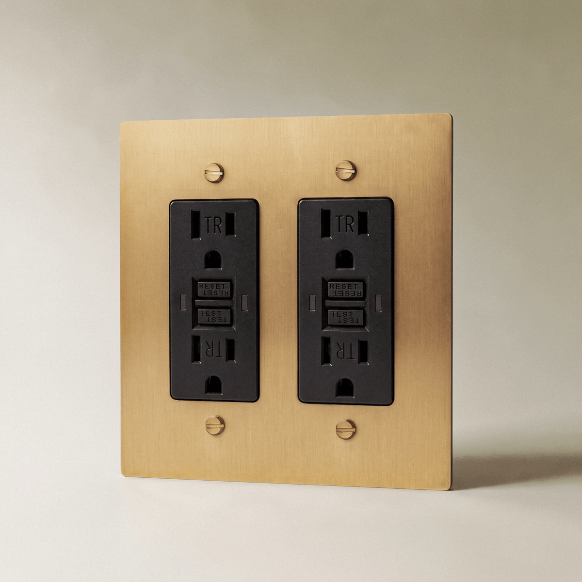 Brass Wall Outlet