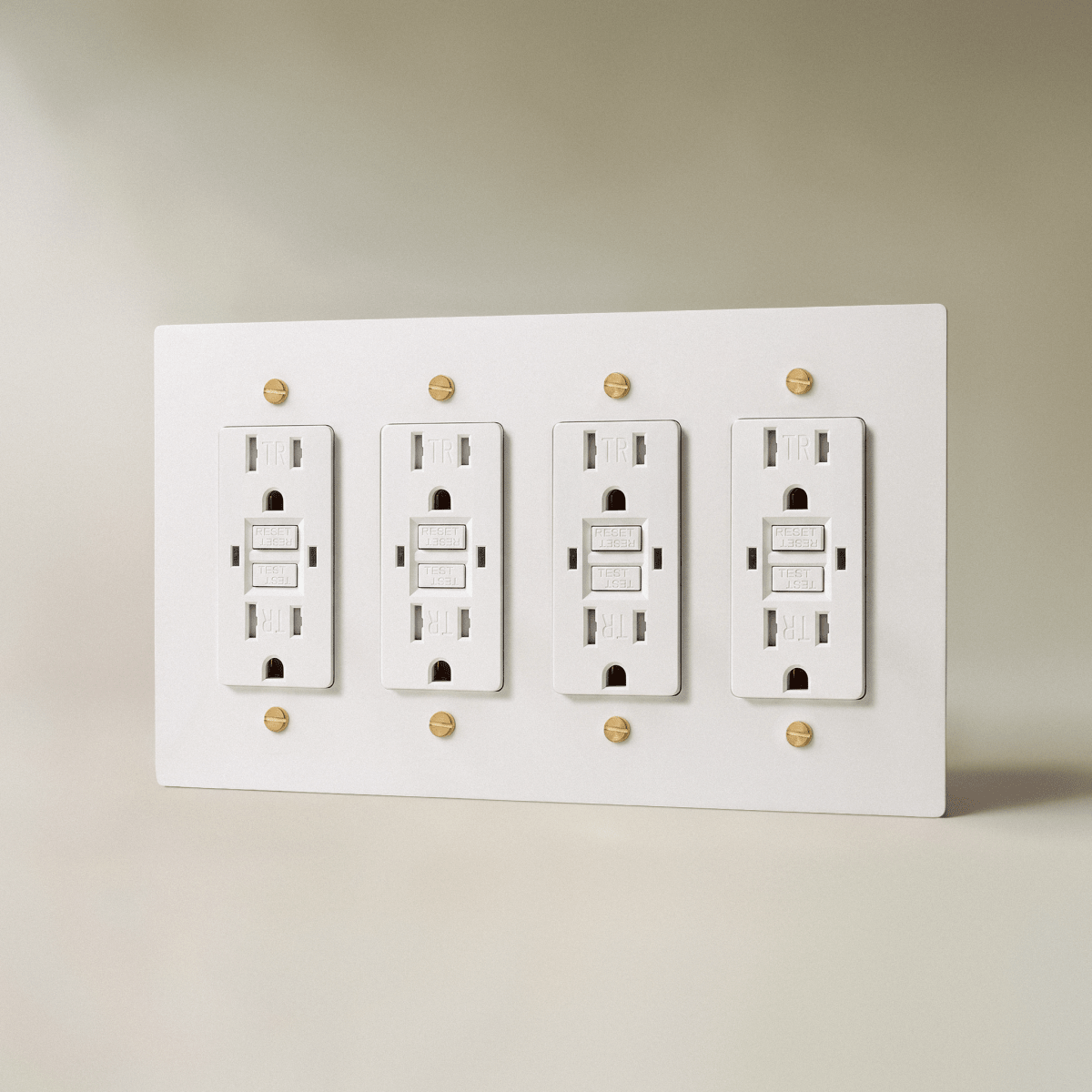 Brass Wall Outlet
