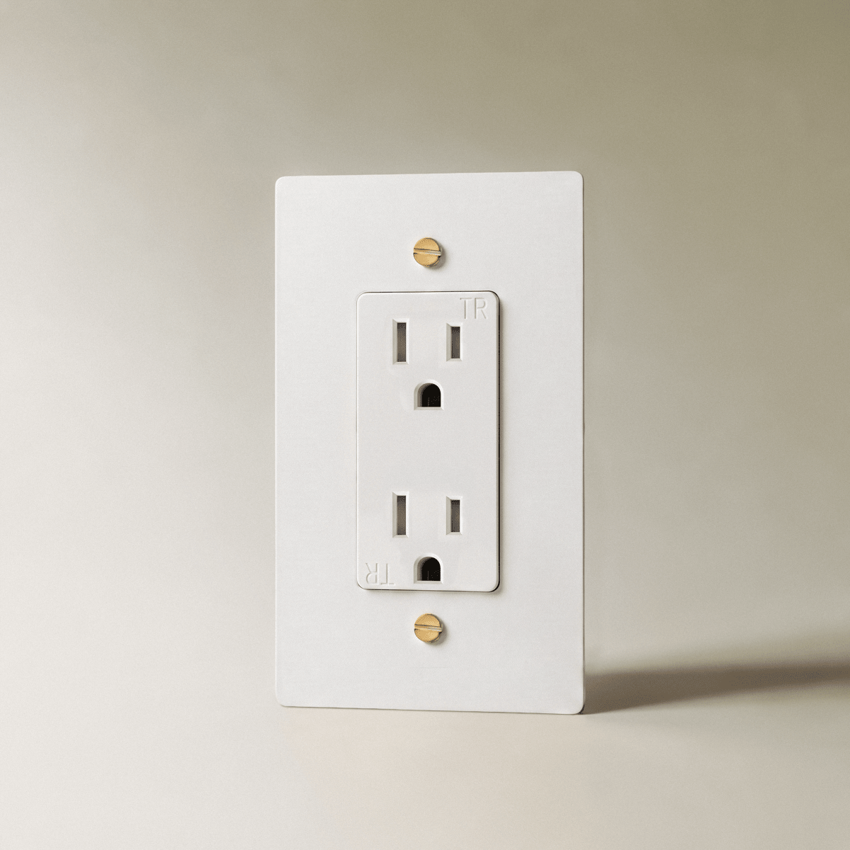 Brass Wall Outlet