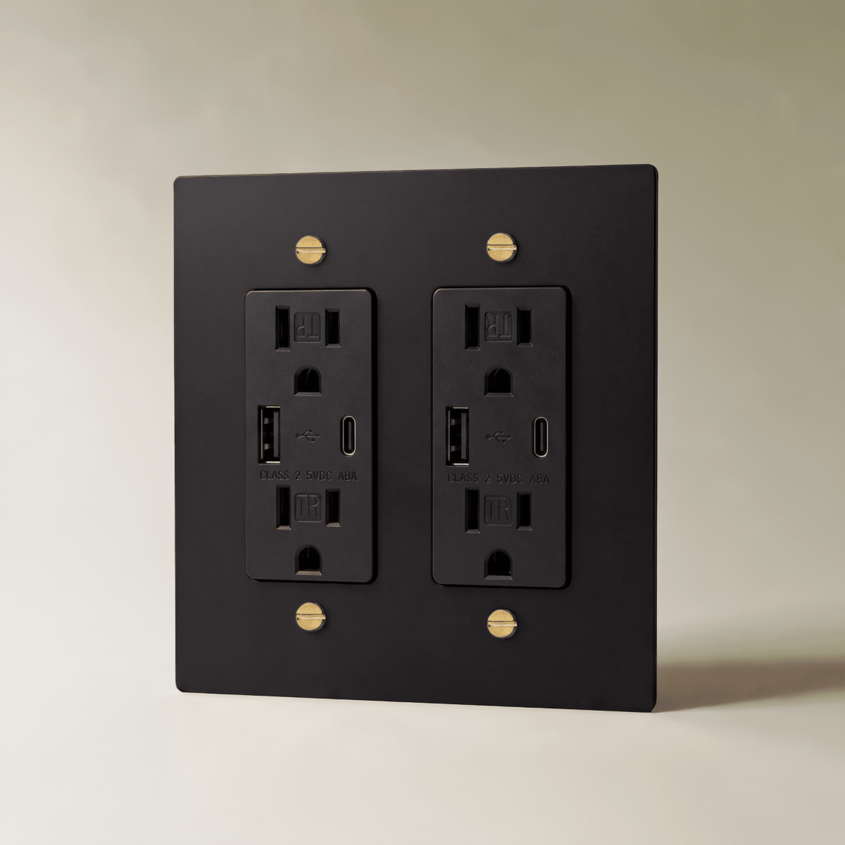 Brass Wall Outlet