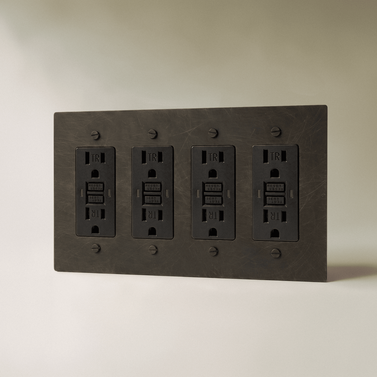 Brass Wall Outlet
