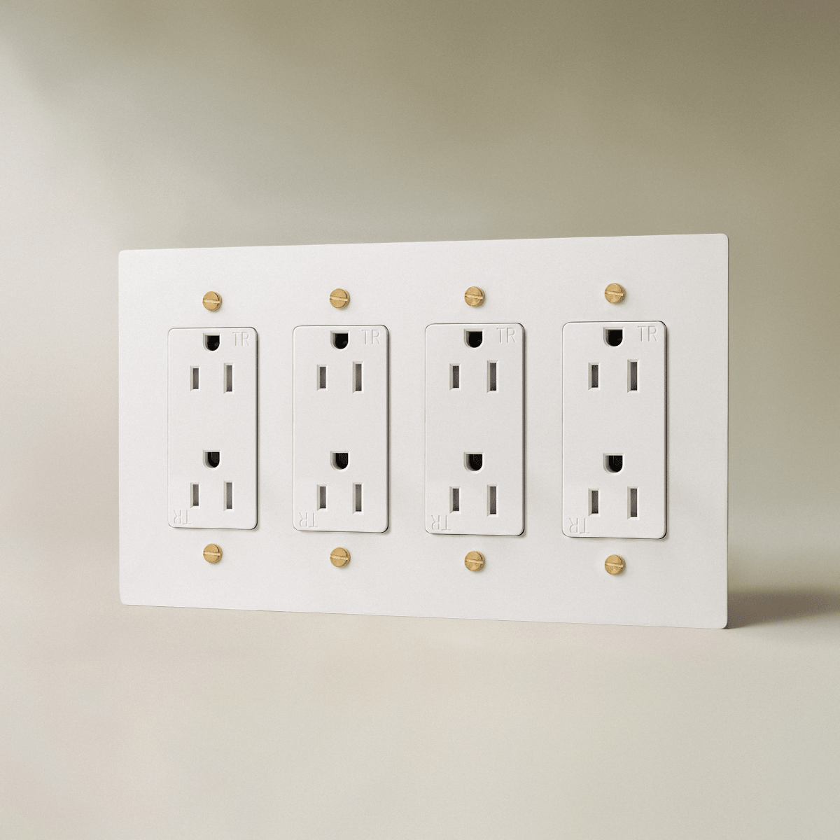 Brass Wall Outlet