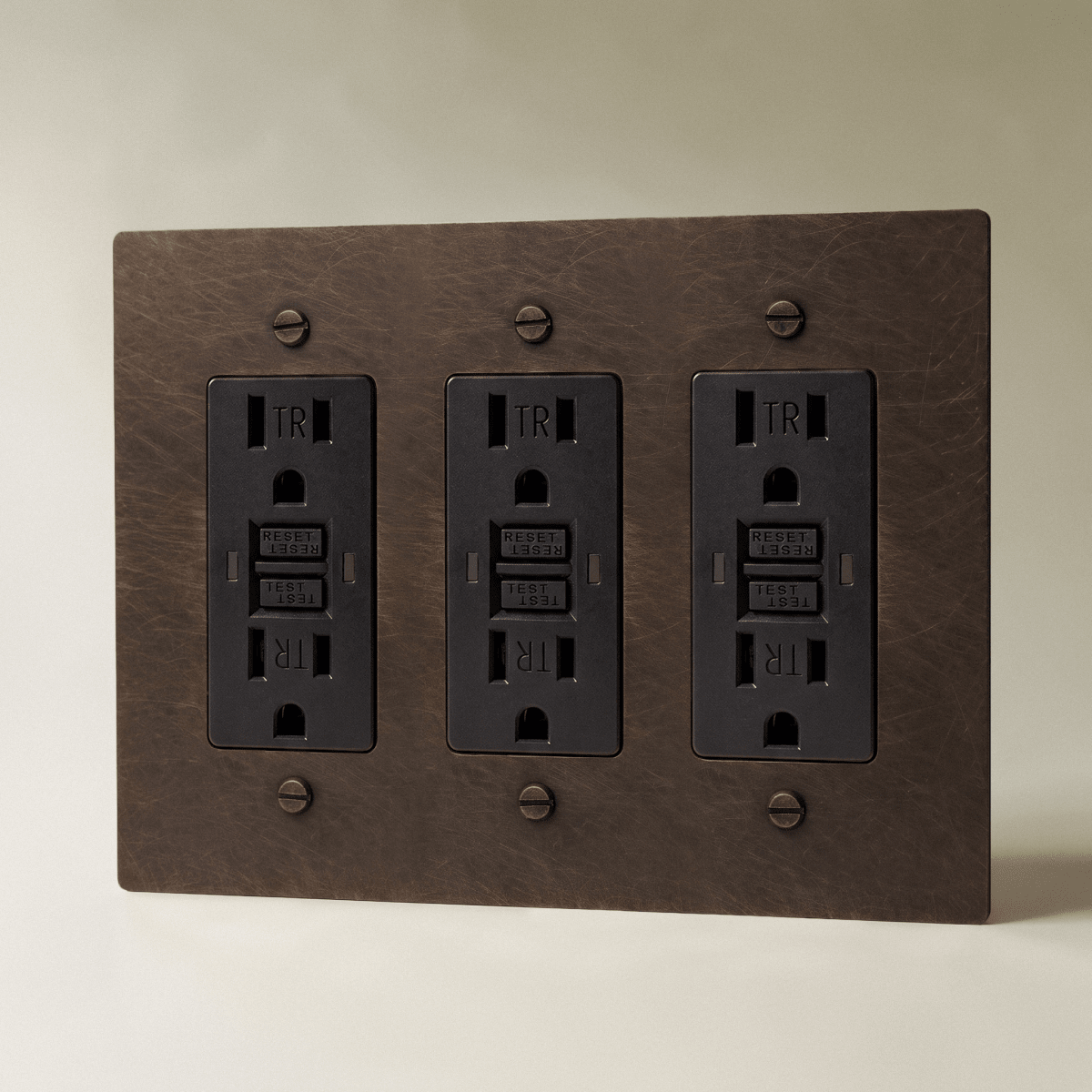 Brass Wall Outlet